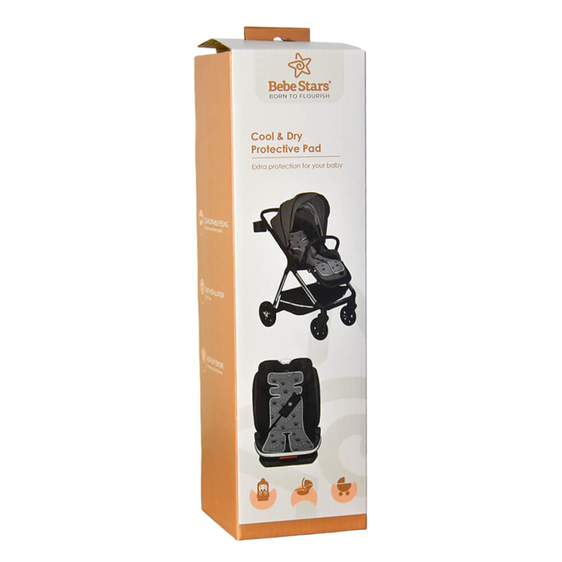 BebeStars-CoolNDry-ProtectivePad-StrollerNCarSeat-Foot-80-210-d