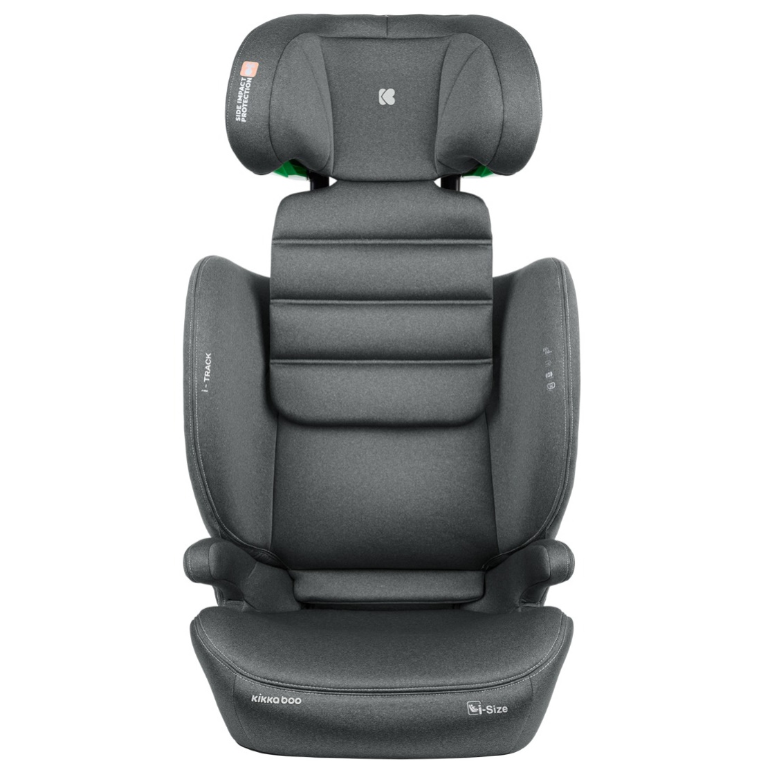 KikkaBoo-CarSeat-15-36kg-i-Track-100-150cm-i-SIZE-DarkGrey-41002150015-NEW-ac