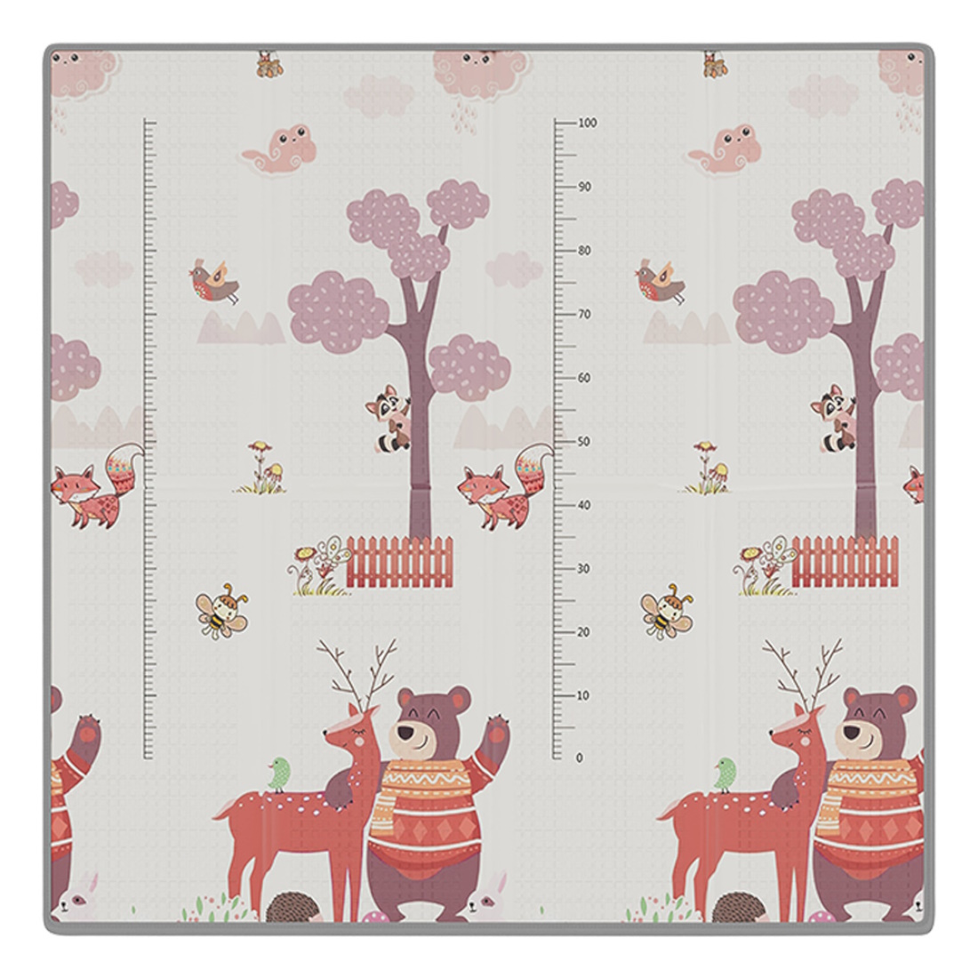 BebeStars-Foldable-PlayMat-DoubleSided-150x150cm-JungleSea-100-503-a