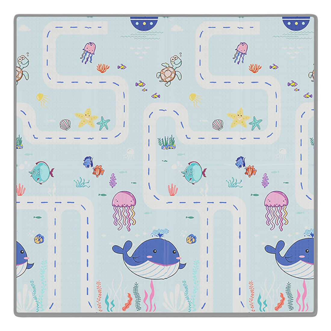 BebeStars-Foldable-PlayMat-DoubleSided-150x150cm-JungleSea-100-503-b