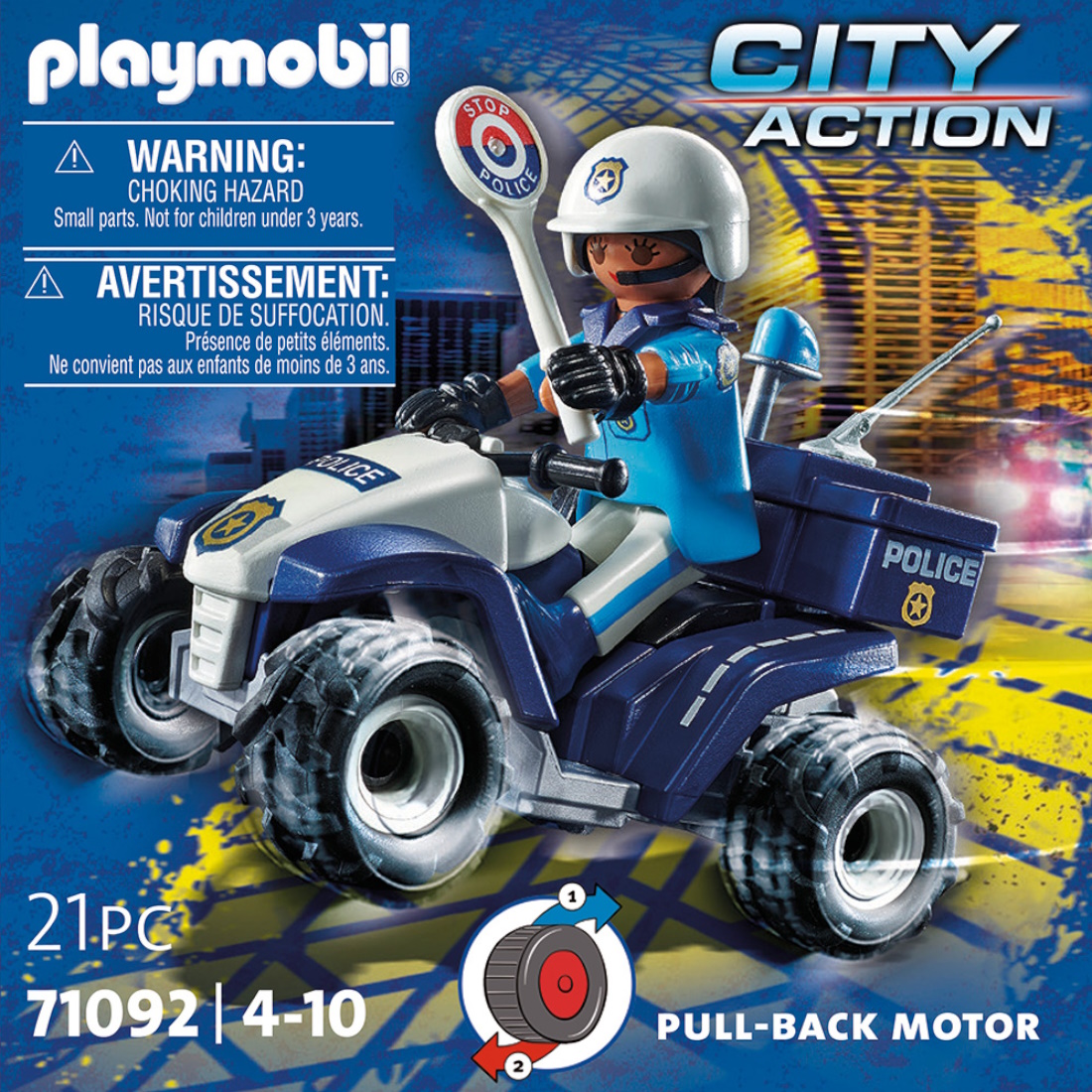 Playmobil-PromoPack-CityAction-PoliceMan-WithBigBike-71092-e