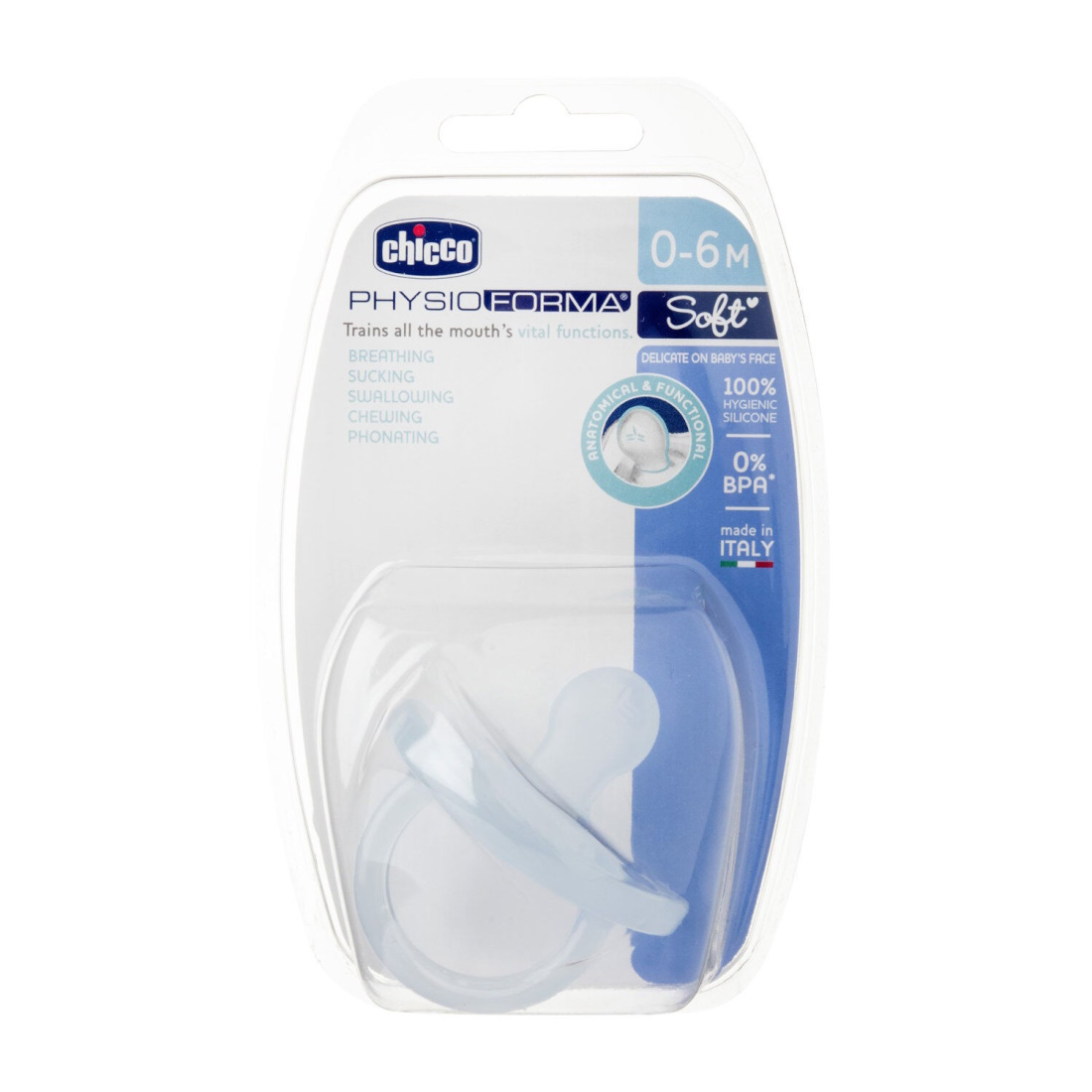 Chicco-Pacifier-0-6M-PhysioFormaSoft-AllSilicone-LightBlue-8058664175987-d