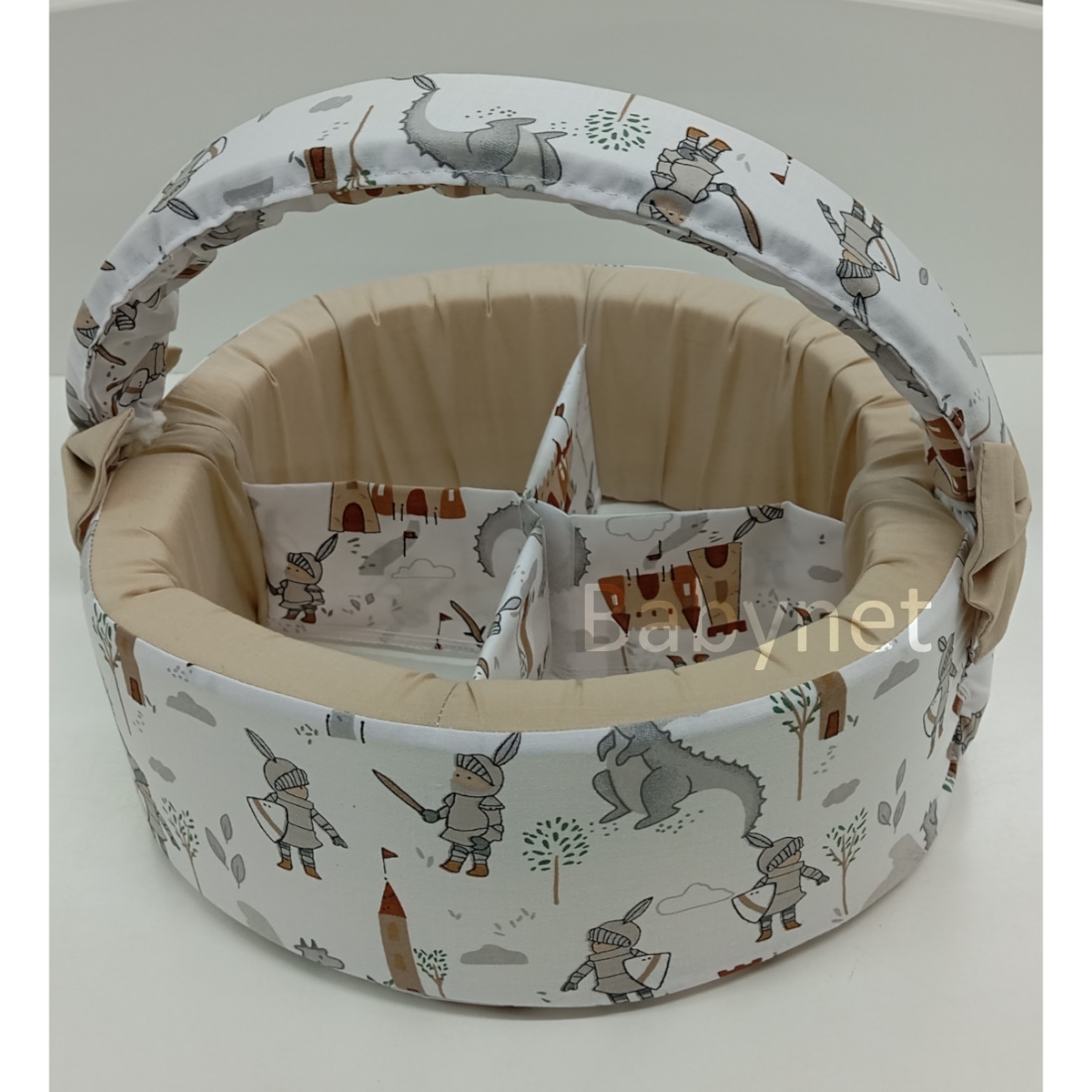 NatalinoBebelino-KalathiKalintikwn-Simple-KnightsAndDinos-GreyBeige
