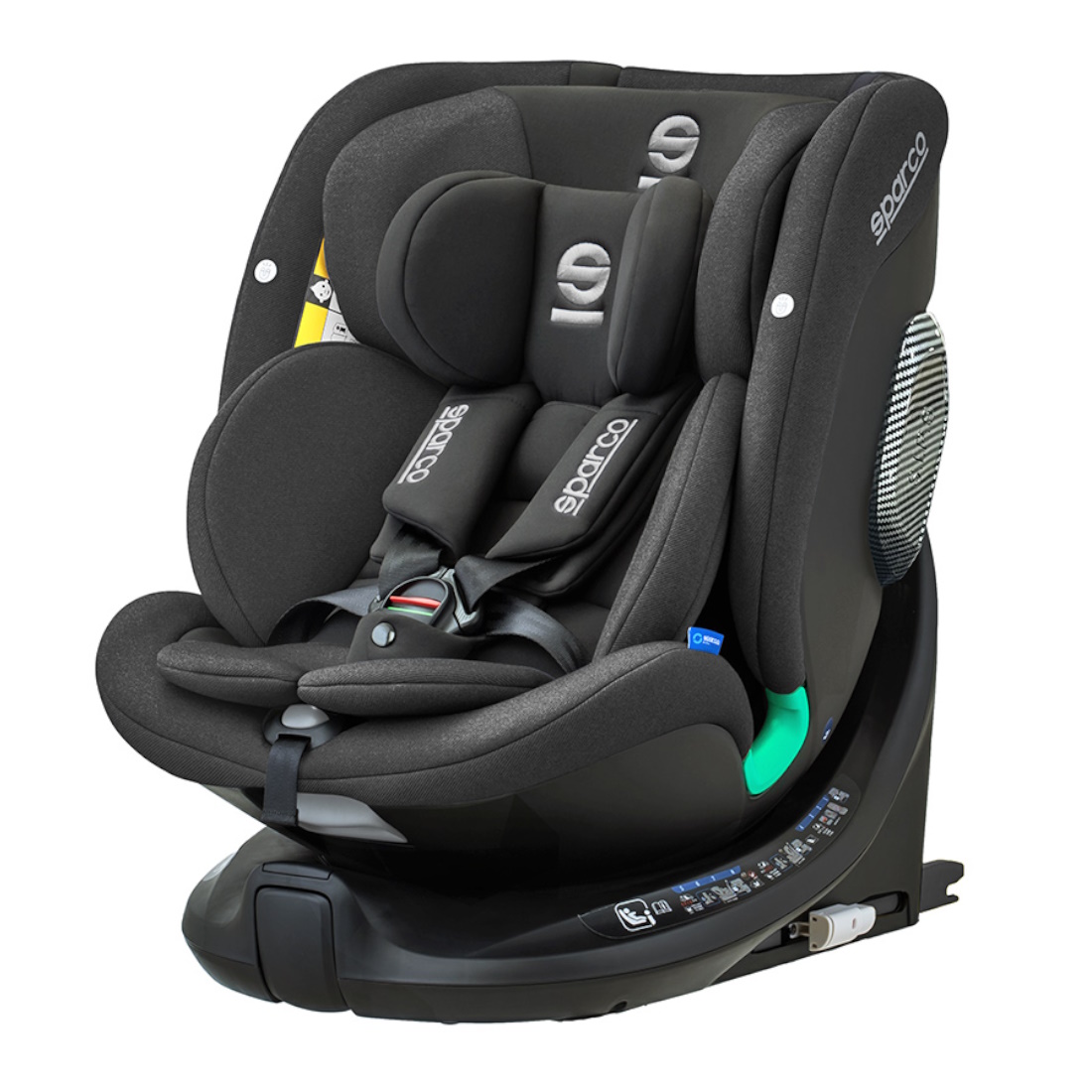 SparcoKids-CarChildSeat-40-150cm-Rapid-Black-SK7000I_BK