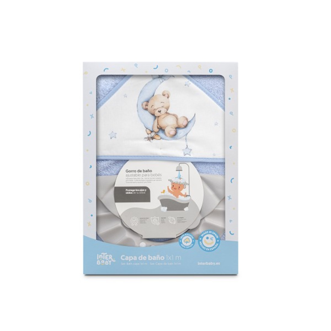 Interbaby-SetBathTowel-Bear-Blue-1260-01-8435690631425-e
