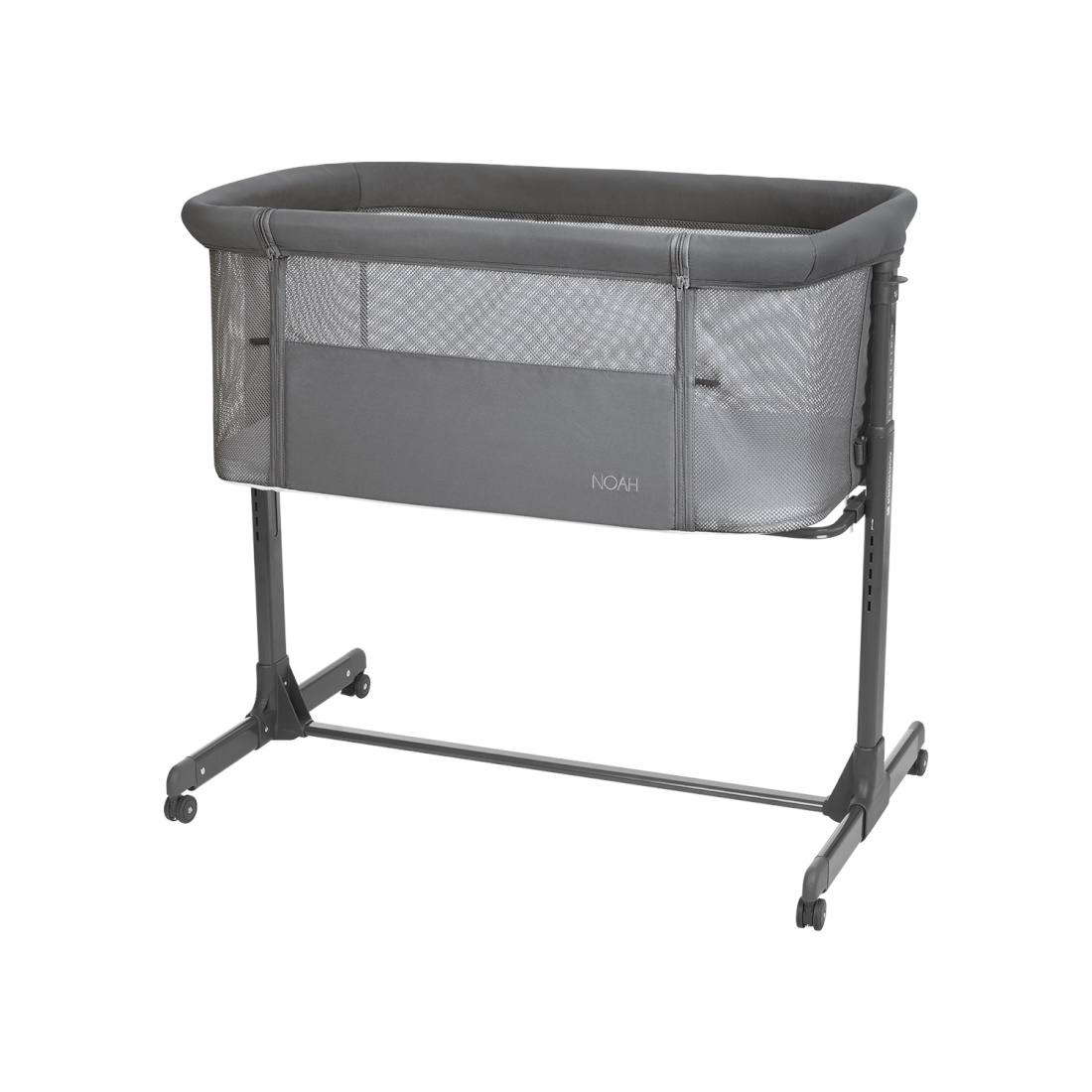 KikkaBoo-BedsideCrib-Noah-Darkrey-31003020102