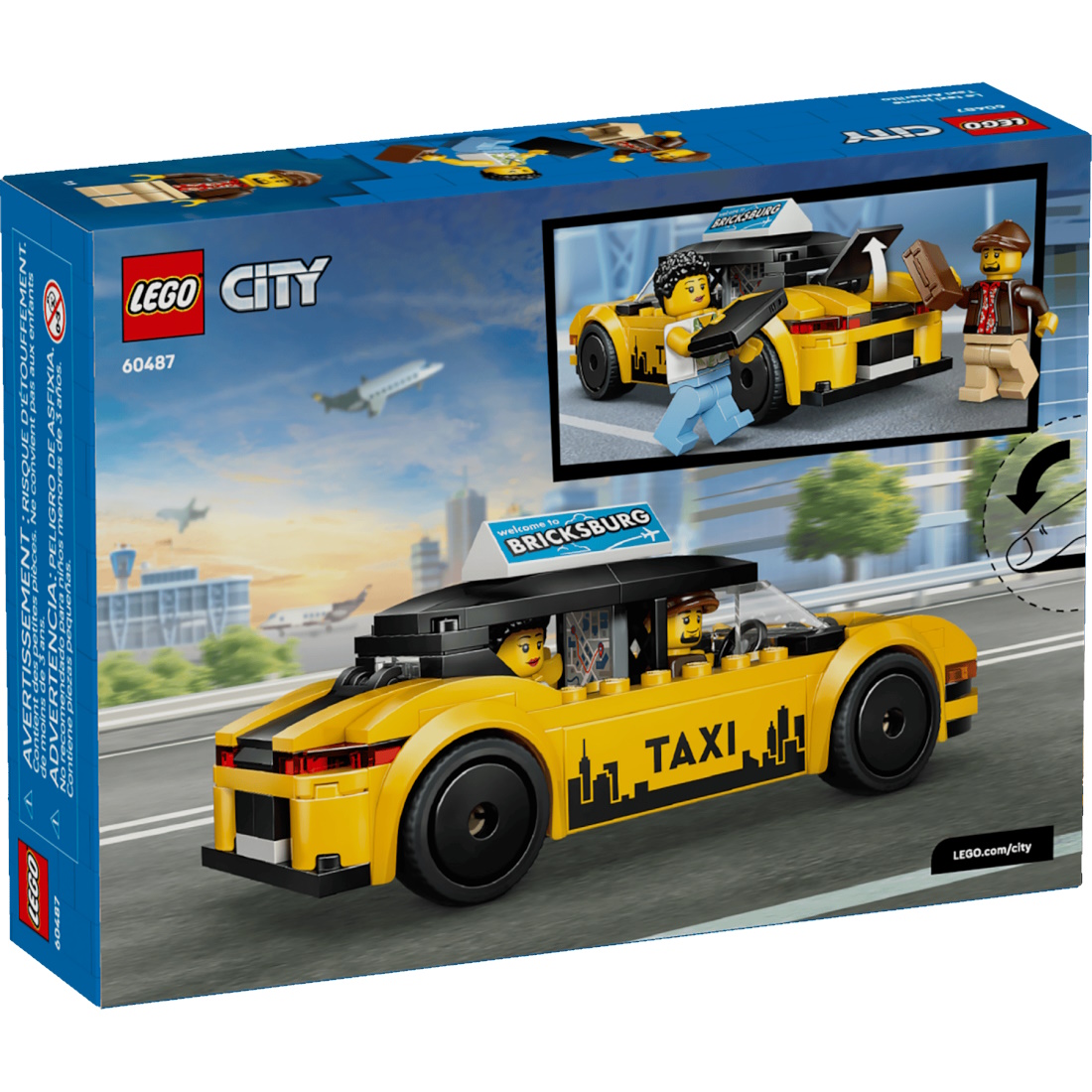 Lego-City-YellowTaxiCar-60487-g
