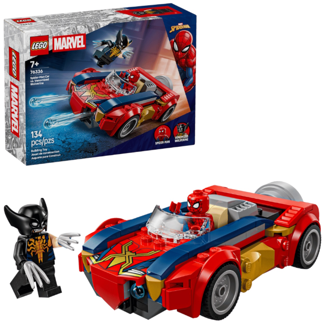 Lego-Mervel-SpiderManCar-vs-VenomizedWolverine-76336
